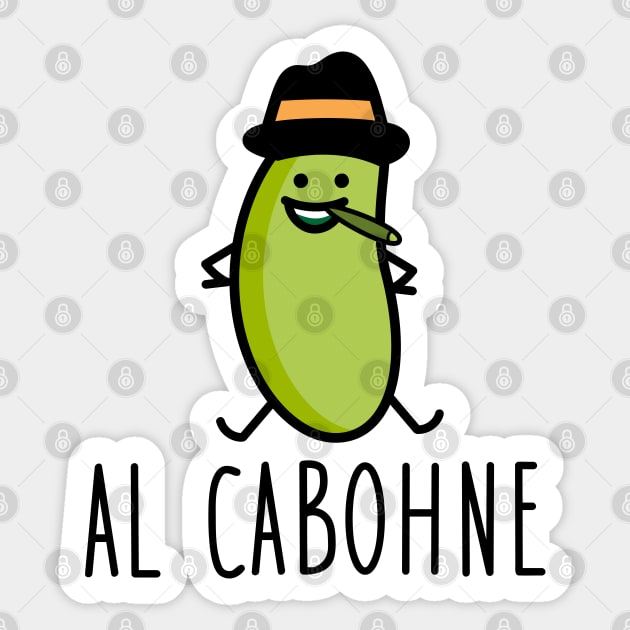 Funny bean - pun Sticker by spontania